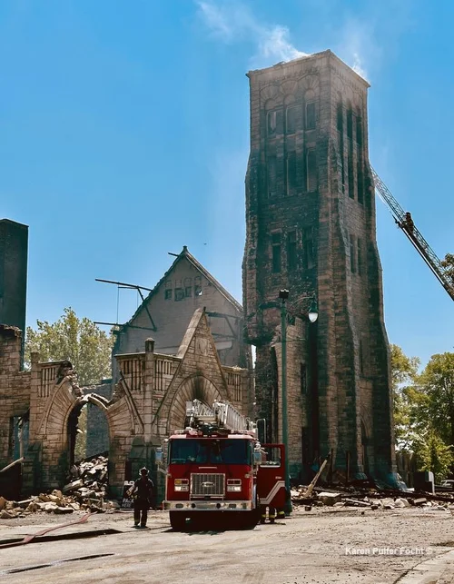 Historic Clayborn Temple Burns — KAREN PULFER FOCHT Photojournalist